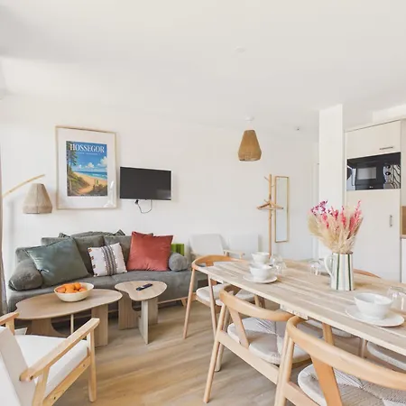 Appartement L'embrun - Pour 6 - Piscine Commune Biscarrosse